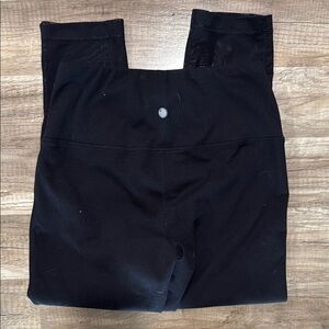 Yogalicious Black High-Waisted capri workout pants small S